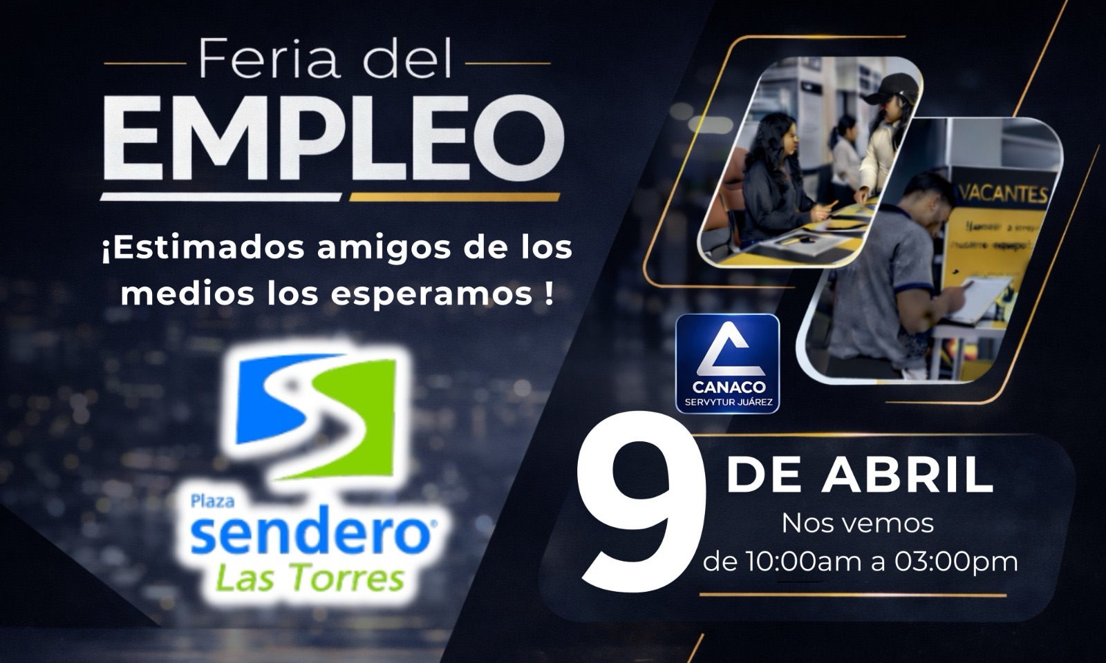 Ofrecerán mil 500 vacantes en feria del empleo de CANACO - Perro Chihuahua